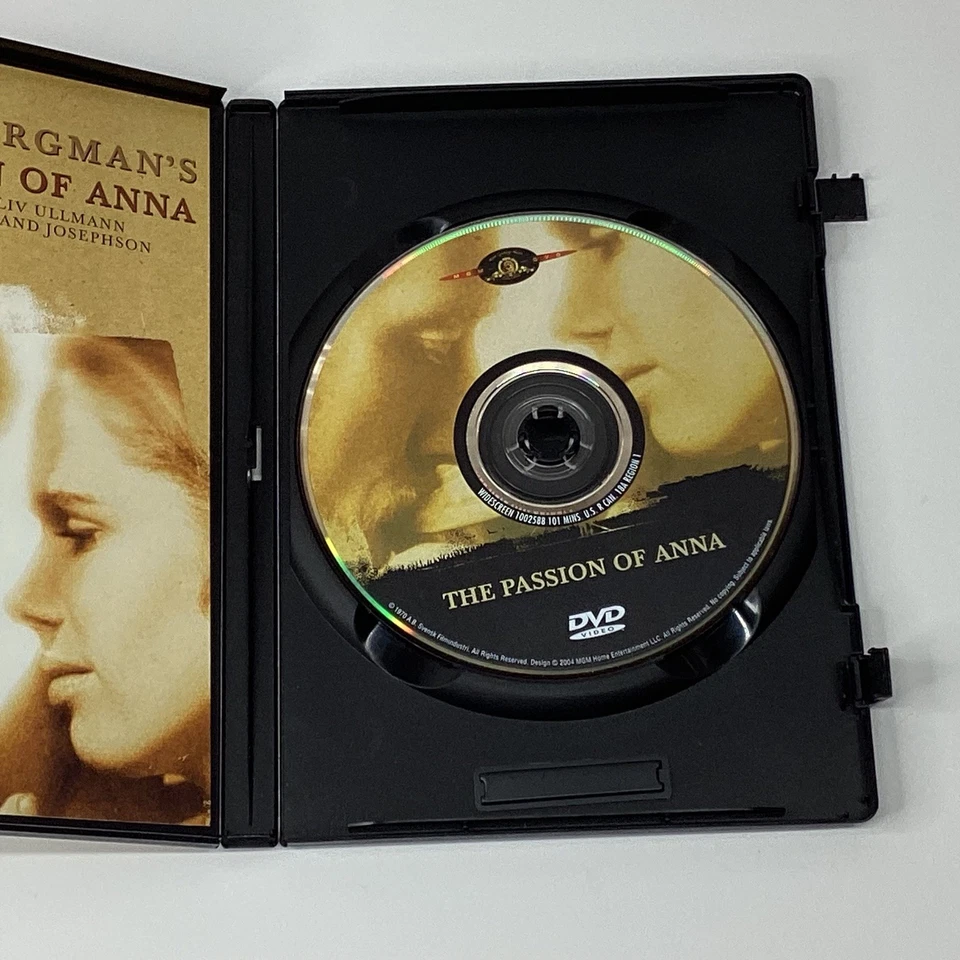 The Passion of Anna DVD 1969 Special Edition Max von Sydow Liv Ullmann - Image 3 of 3