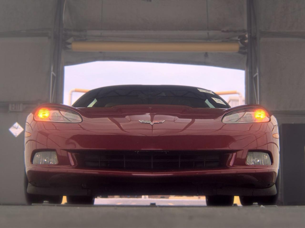 2008 Burgundy Chevrolet Corvette   | C6 Corvette Photo 7
