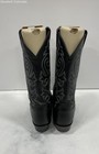 Justin Cowboy Boots Mens Size 10.5 Leather Black — photo 5