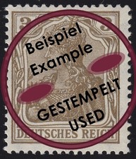 84 IIa Germania 3 Pf. Deutsches Reich Kriegsdruck, O