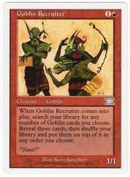 Goblin Recruiter #186 Classic Sixth Edition MTG