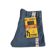 Wrangler Men's Pro Rodeo Cowboy Cut MWZ13 Original Fit Blue Jeans, NWT, 35 X 34