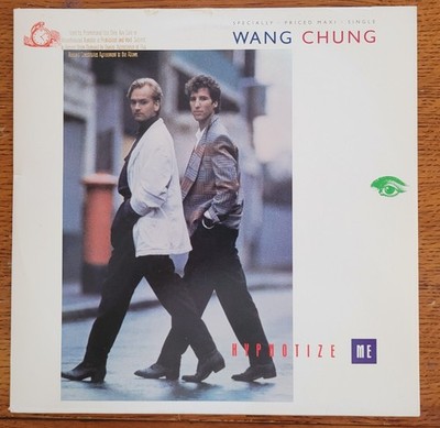 Wang Chung Hypnotize Me 1987 12'' Maxi Single Gold Promo Stamp 1st Press VG+/VG+
