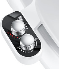 Hot and Cold Bidet Attachment for Toilet, Ultra-Slim Bidet Attachment Warm Water