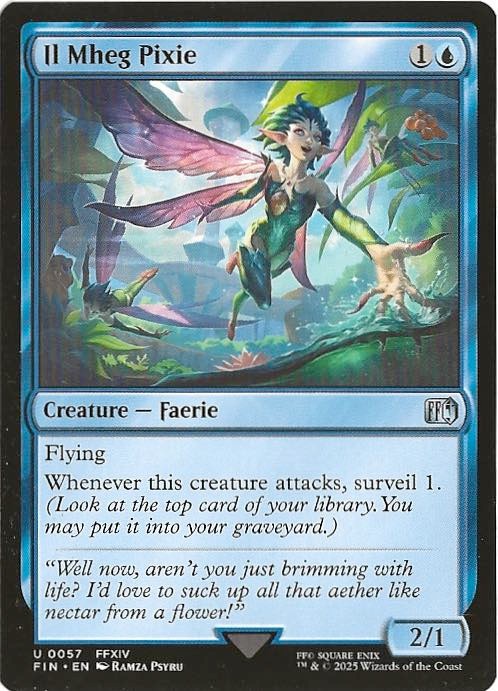 Il Mheg Pixie Final Fantasy U 0057 MTG Magic the Gathering 