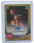 2025 Bowman Mega Box Basketball Gold Mojo Refractor Chaz Lanier #BCA-CL