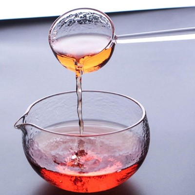 Glass Matcha Bowl with Spout Gift Tea Accessories Ceremonial Mixing Chawan for