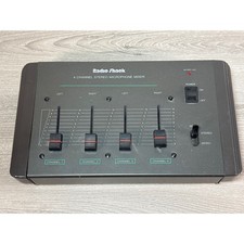 Radio Shack 4 Channel Stereo Michrophone Mixer- 32-1106- EUC