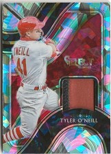 2021 Panini Select  Tyler O'Neill Cracked Ice Prizm Patch 22/25 Orioles