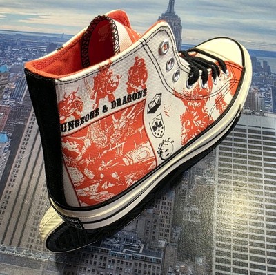 Converse x Dungeons & Dragons Chuck 70 High Top Egret Size 10