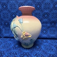 Vintage Hull Art Pottery Floral Bow Knot Vase