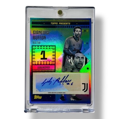 Gianluigi Buffon /50 Topps Juventus Team Set 2024/25 Italy Italia Autograph