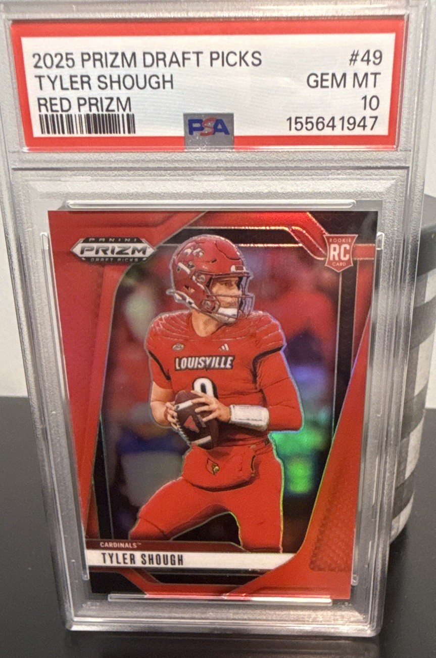 Tyler Shough Panini Prizm Draft Picks #49 Red