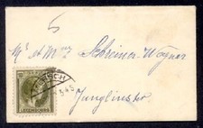 LUXEMBOURG 1930 s MINIATURE COVER INTERNAL