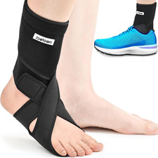 Drop Foot Brace - Adjustable AFO Ankle Brace for Walking  Stroke Recovery, Brea