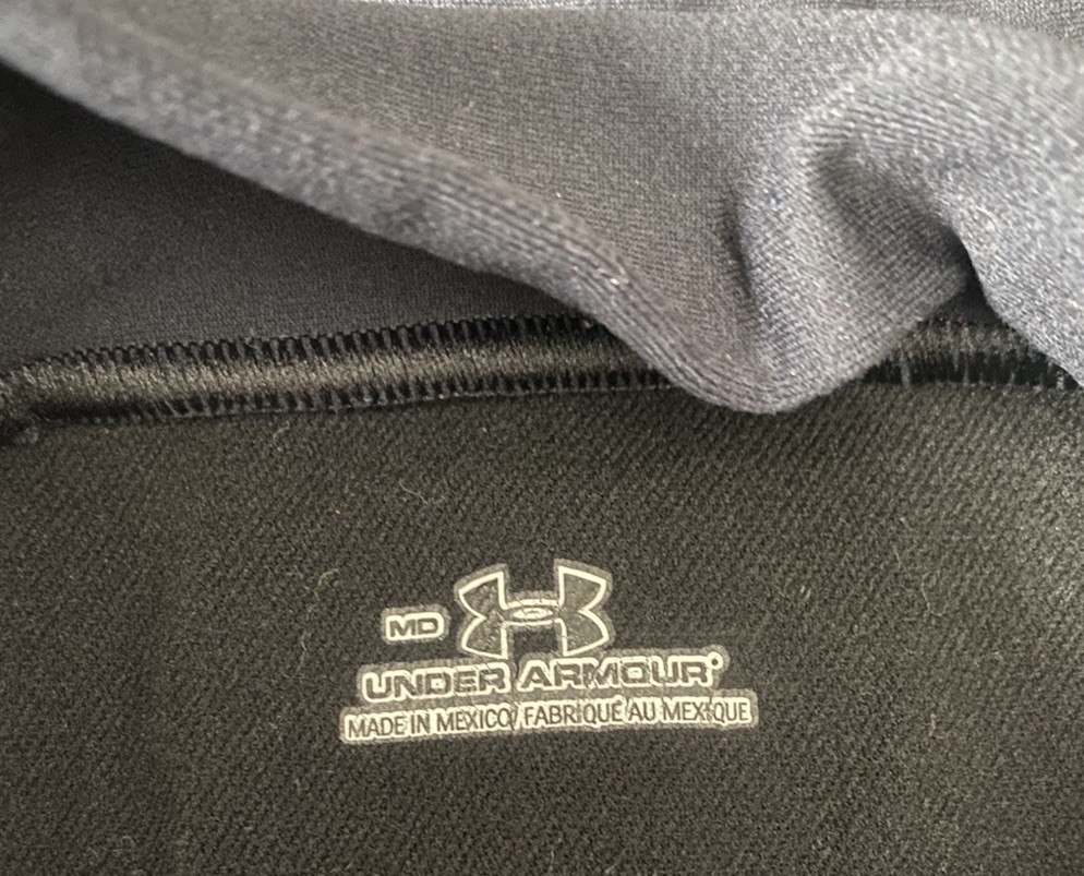 Men Under Armour Fitted Solid Black Long Sleeve W… - image 7