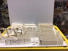 Lot of PLASTICVILLE And Miscellaneous White Picket Fence Fencing Railing Lot