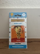 Nintendo Animal Crossing amiibo cards Goldie, Rosie, and Stitches 