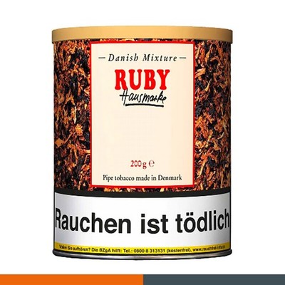 4 x 200g Danish Mixture Ruby (Cherry) Hausmarke Pfeifentabak