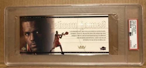2003-04 Upper Deck Box Set #LJ1 Lebron James ROOKIE RC PSA 7 Graded Card 2003