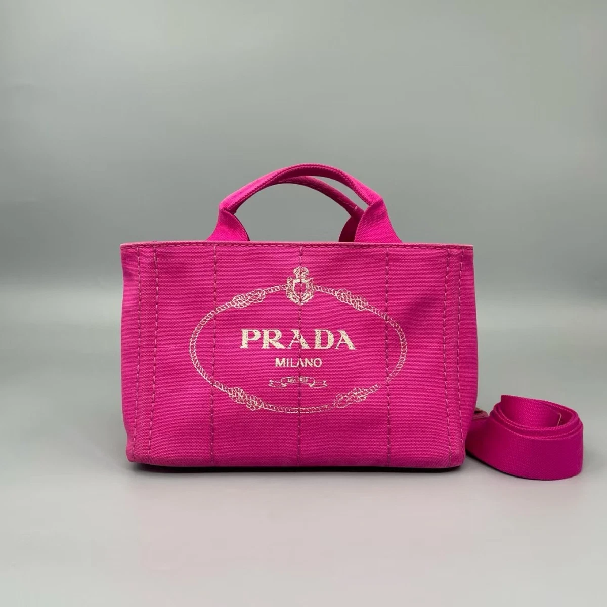 PRADA Canapa Tote Pink Bags & Handbags for Women for sale | eBay