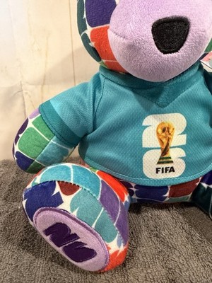 FIFA World Cup 2026 10” Colorful Bear Plush - Official 2026 World