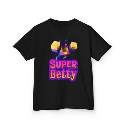 Roblox T shirt black roblox t shirt y2k girl SUPER BETTY Kids