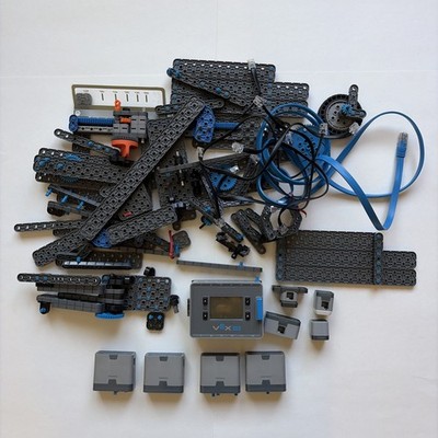VEX IQ Robotics Lot In Box Brain Sensors Gears Wheel Cables