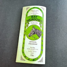 Bay Meadows closing day program