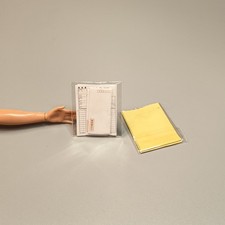 Re-ment Miniature RESUME FORM ENVELOPE Figure Dollhouse Barbie Paper Stationery