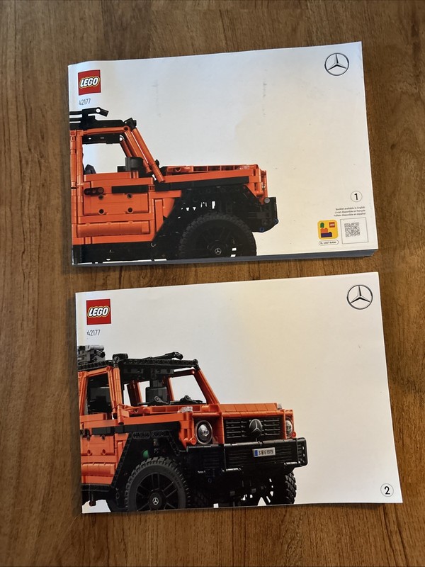 Lego Mercedes Benz Instruction Manuals 42177 Books Only