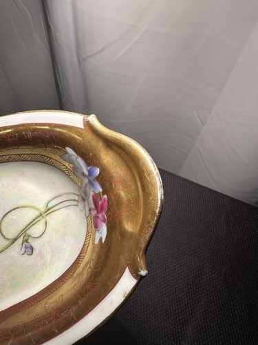 T&V Limoges, Pickard China, Handpainted Gold Serving Dish ~ Signed RAY - Picture 11 of 12