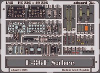 Eduard Accessories 49236 - 1:48 F-86F Sabre - ÄTzsatz - Neu