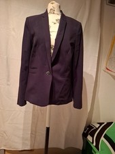 Damen Blazer Jacke Langarm Gr. 40 Schwarz Business Party schick elegant