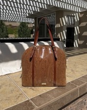 ETRO VTG Milano Paisley Dome Bag Brown Leathe...