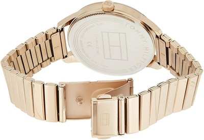Tommy Hilfiger 1782021 BROOKE BRAND NEW Tommy Hilfiger Brooke Silver Dial Rose Gold Steel Strap  main image 3
