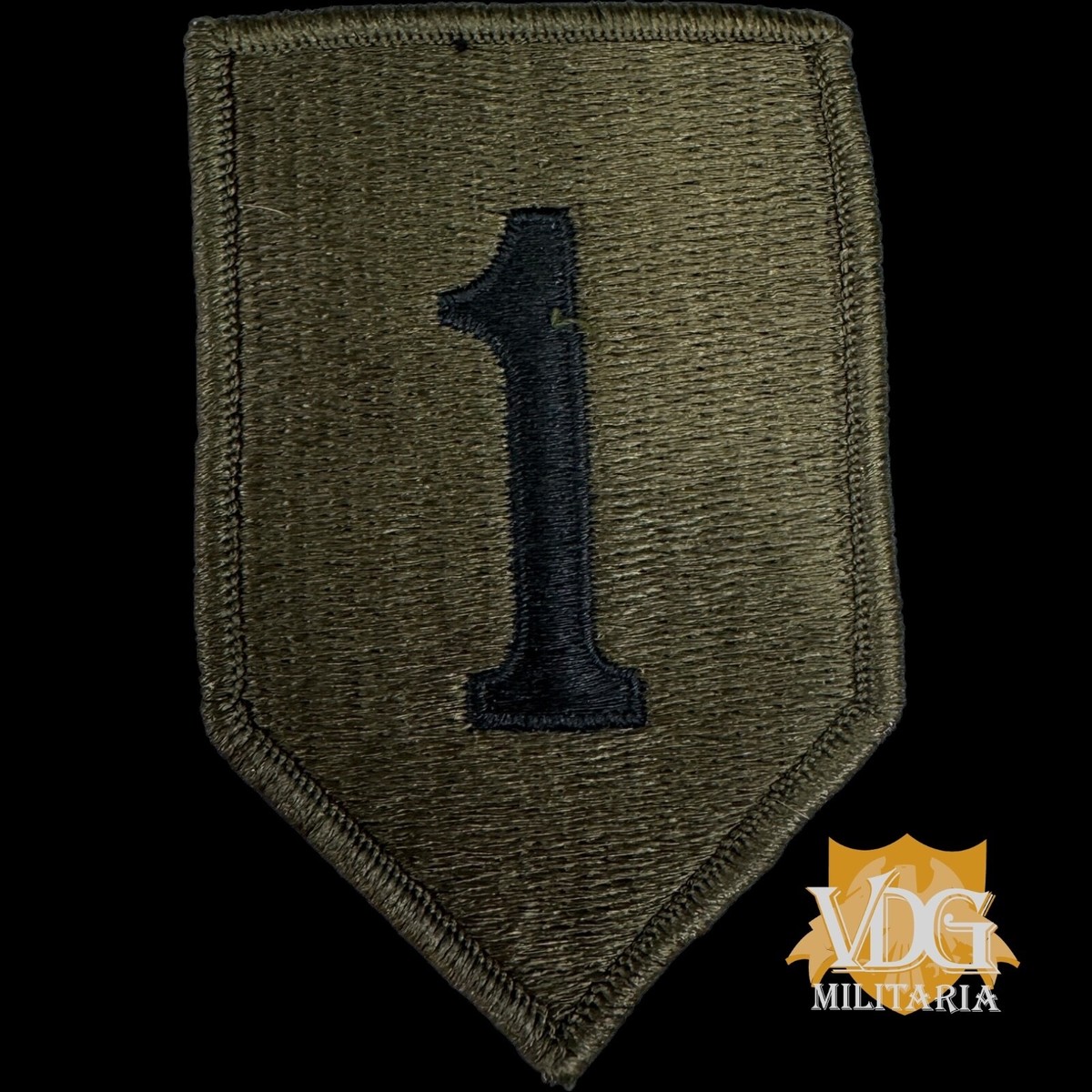 US Army 1st infantry Division Big Red One Subdued Patch Insignia