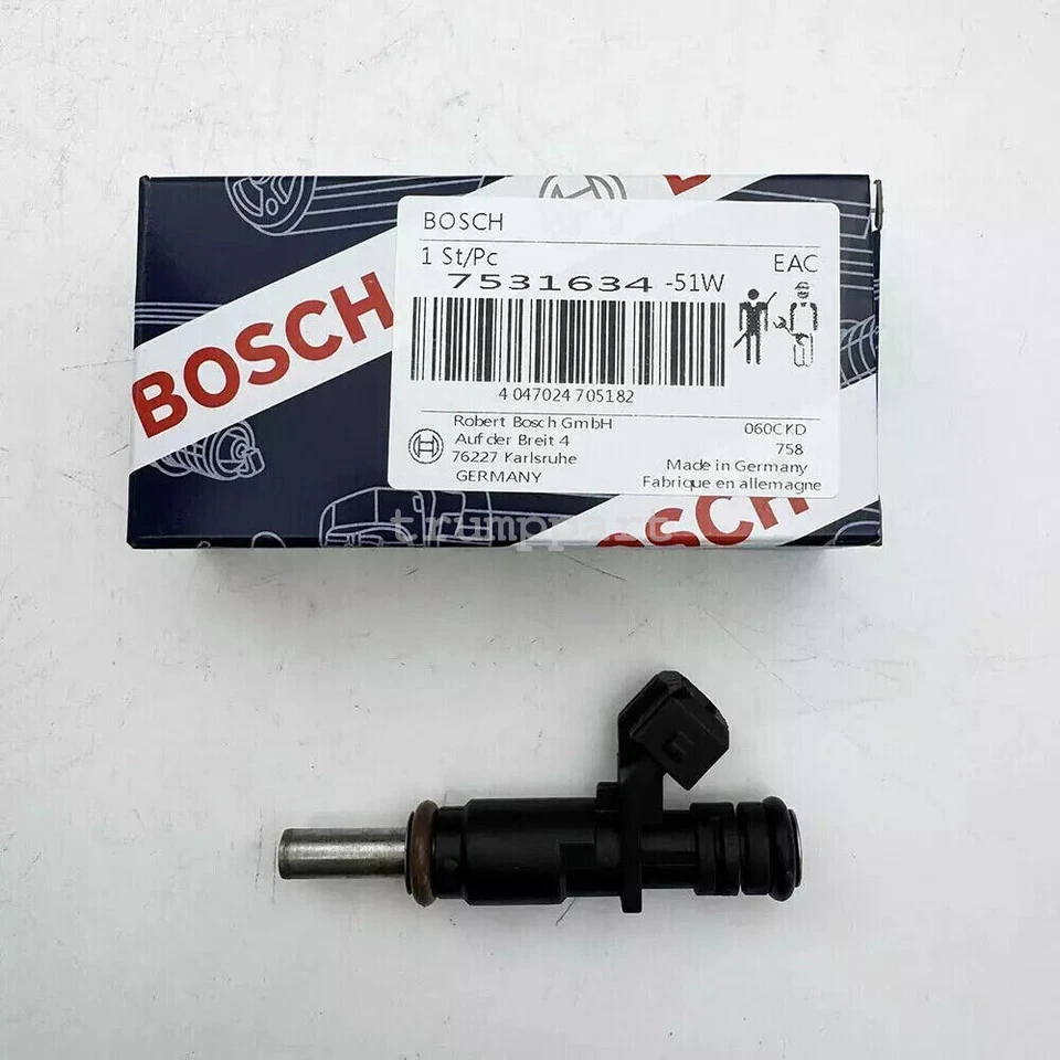 6X Inyectores de combustible originales BOSCH 7531634 para BMW 3.0L X3 X5 Z4 328i 328xi 528i Foto 4 de 4