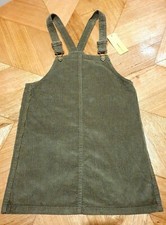 Target - Teen Girls Youth Khaki Cord Pinafore Dress - Size 10 RRP $35