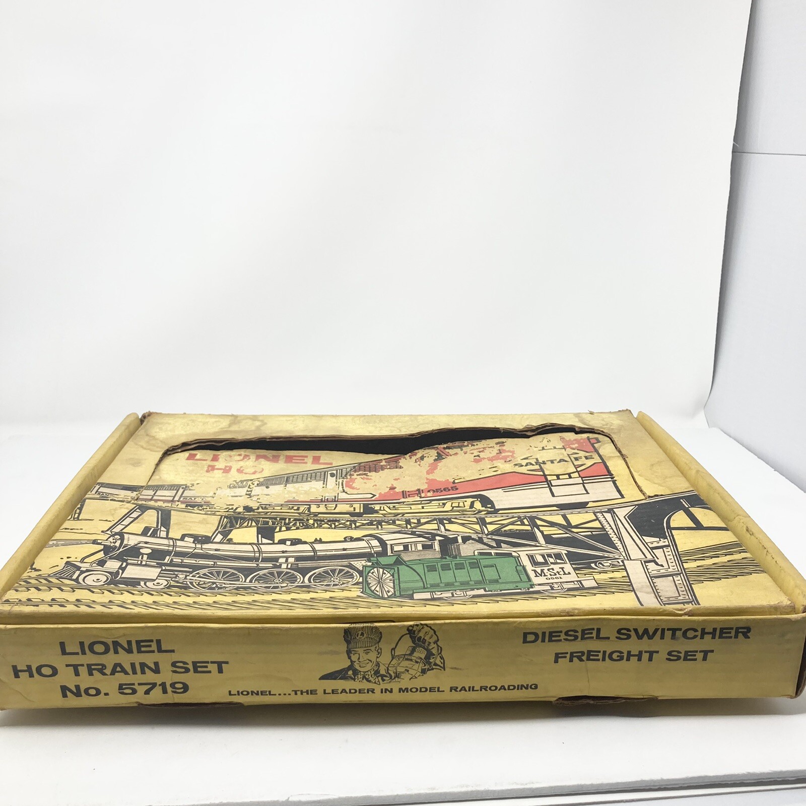 VINTAGE LIONEL HO DIESEL FREIGHT TRAIN SET 5719 BOX ONLY eBay