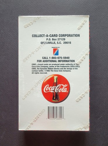 Coca-Cola Collectors Cards Series 1 1993 caja sellada de fábrica - Imagen 3 de 3