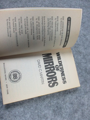 WILDERNESS OF MIRRORS By David C. Martin Espionage Intelligence 1980 PB - Picture 7 of 11