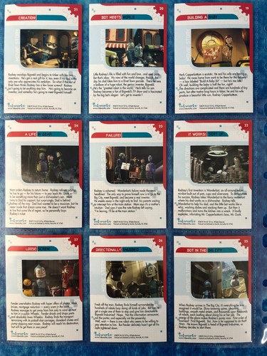 Robots The Movie Animation Movie trading card complete base set by Inkworks 2005 - Picture 7 of 21