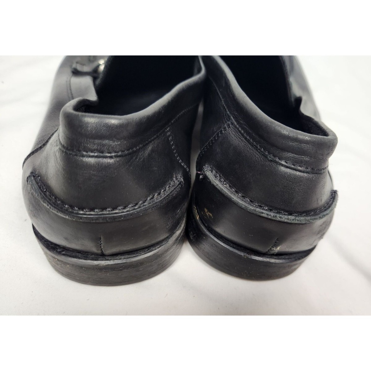 Salvatore Ferragamo Men\'s Sz. 9.5 D Black Leather Silver Bit Dress Loafers Salvatore Ferragamo Men main image 2