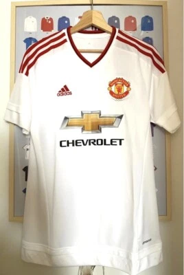 Maillot adidas Manchester United extérieur 2015/2016 taille S Neuf - Photo 1/4