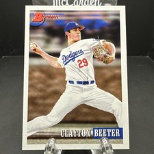 2021 Bowman Heritage Prospects Clayton Beeter #191 Los Angeles Dodgers
