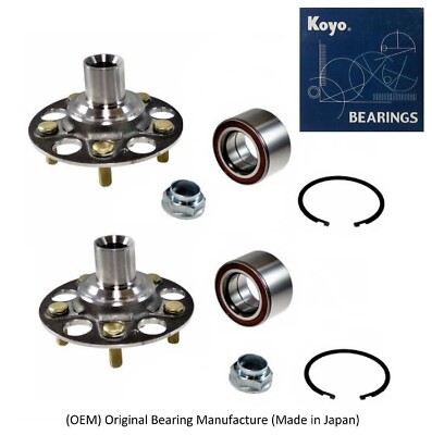 REAR Wheel Hub & OEM (KOYO) Bearing Kit For HONDA CR-V LX 2002-2004 (PAIR)