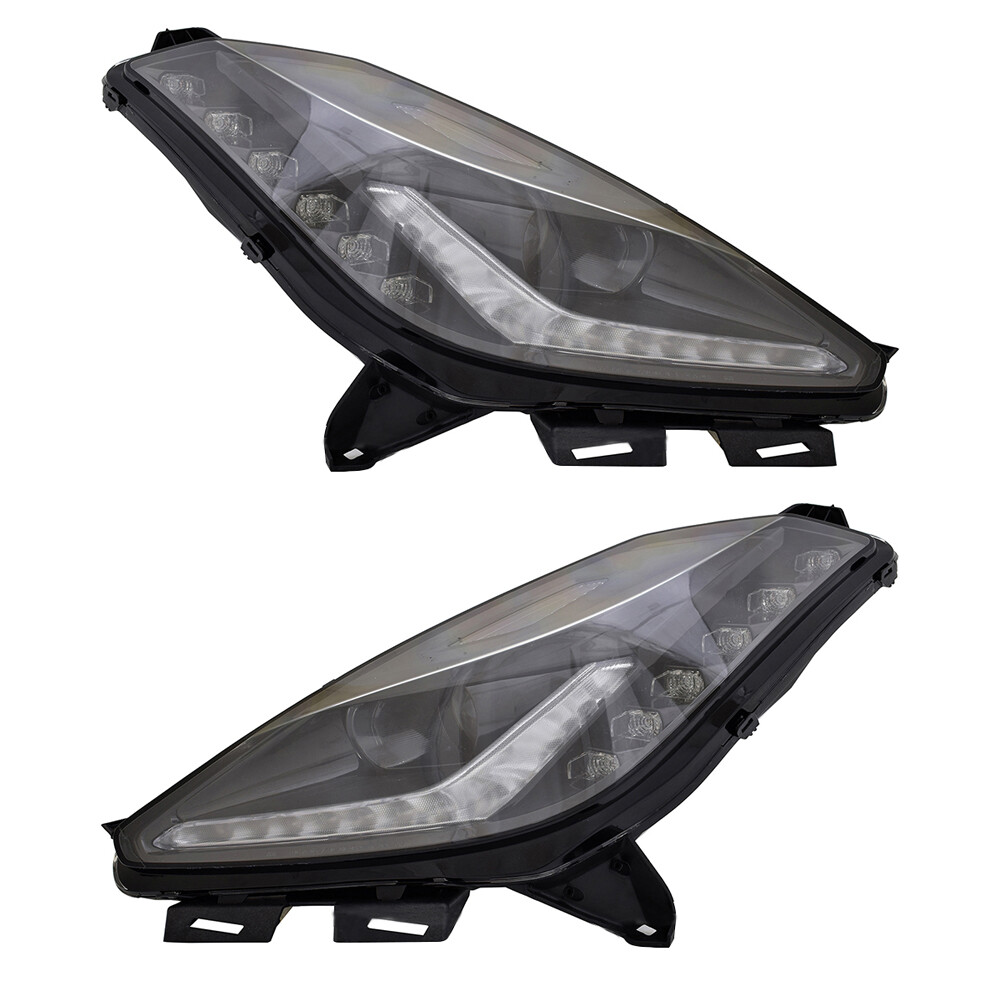 PAIR OF HEADLIGHTS FITS CHEVROLET CORVETTE ZR1 CONVERTIBLE 2019 NUMBER GM2503403