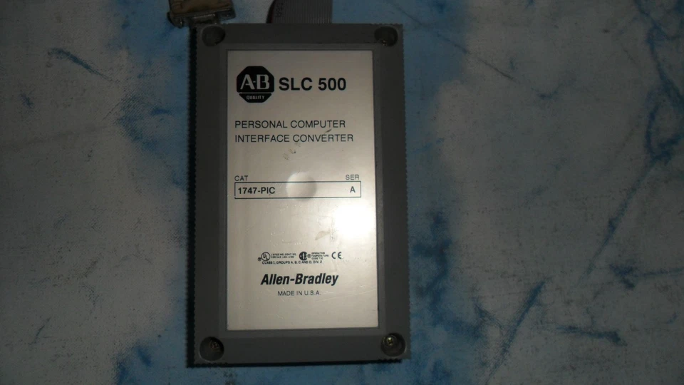 A-B SLC 500 1747-PIC Personal Computer Interface Converter pull from working  - Image 2 of 3