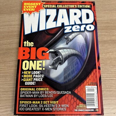 Wizard the Guide to Comics Zero #0 Variant Cover Spider-Man SEP 2003